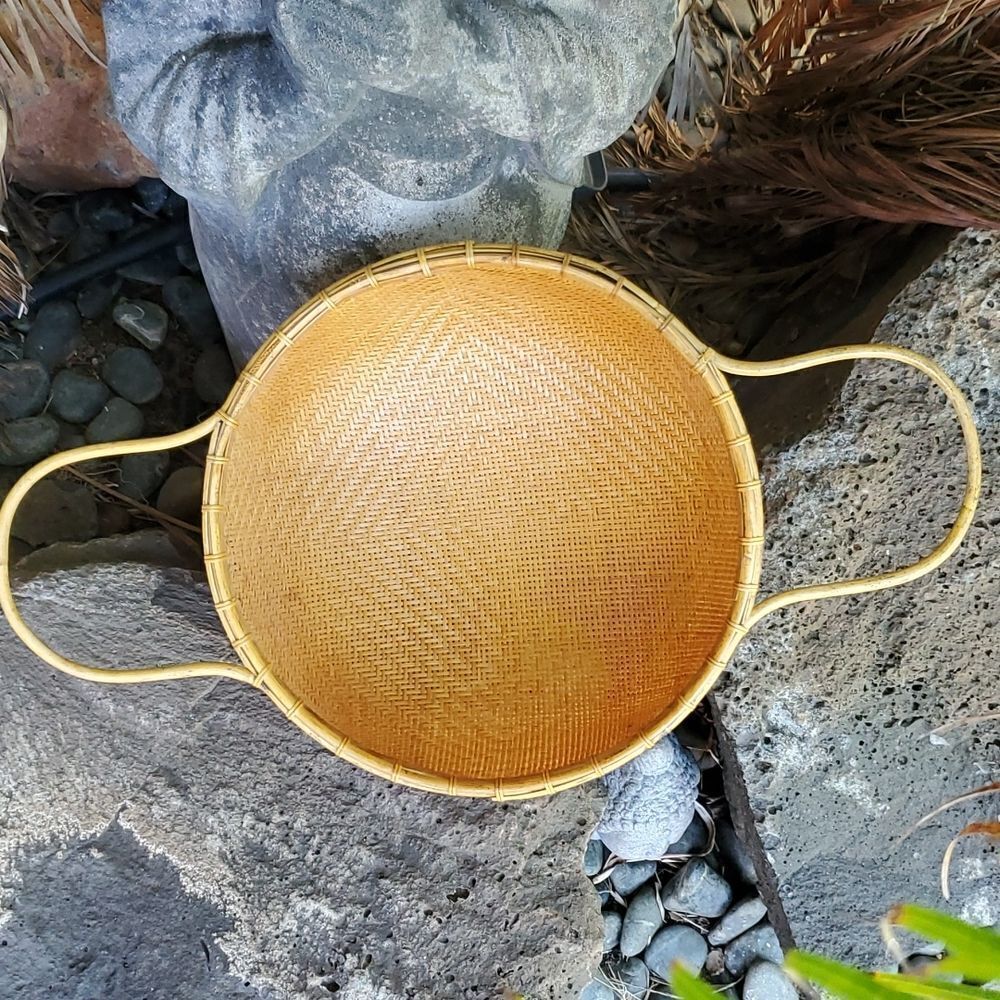 Vintage Woven Colander Basket